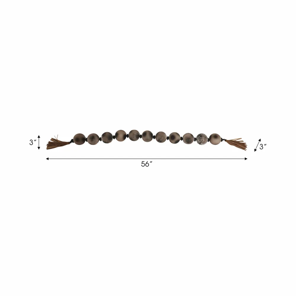 CALVINDALE BROWN BEAD 3 (IN)