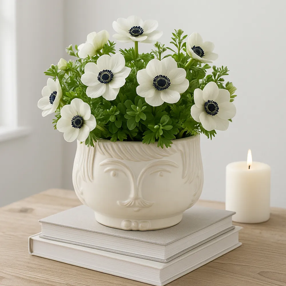 LAKEMOOR WHITE PLANTER 5 (IN)