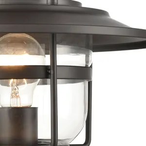 Renninger 12'' High 1-Light Outdoor Post Light - Oil Rubbed Bronze 4