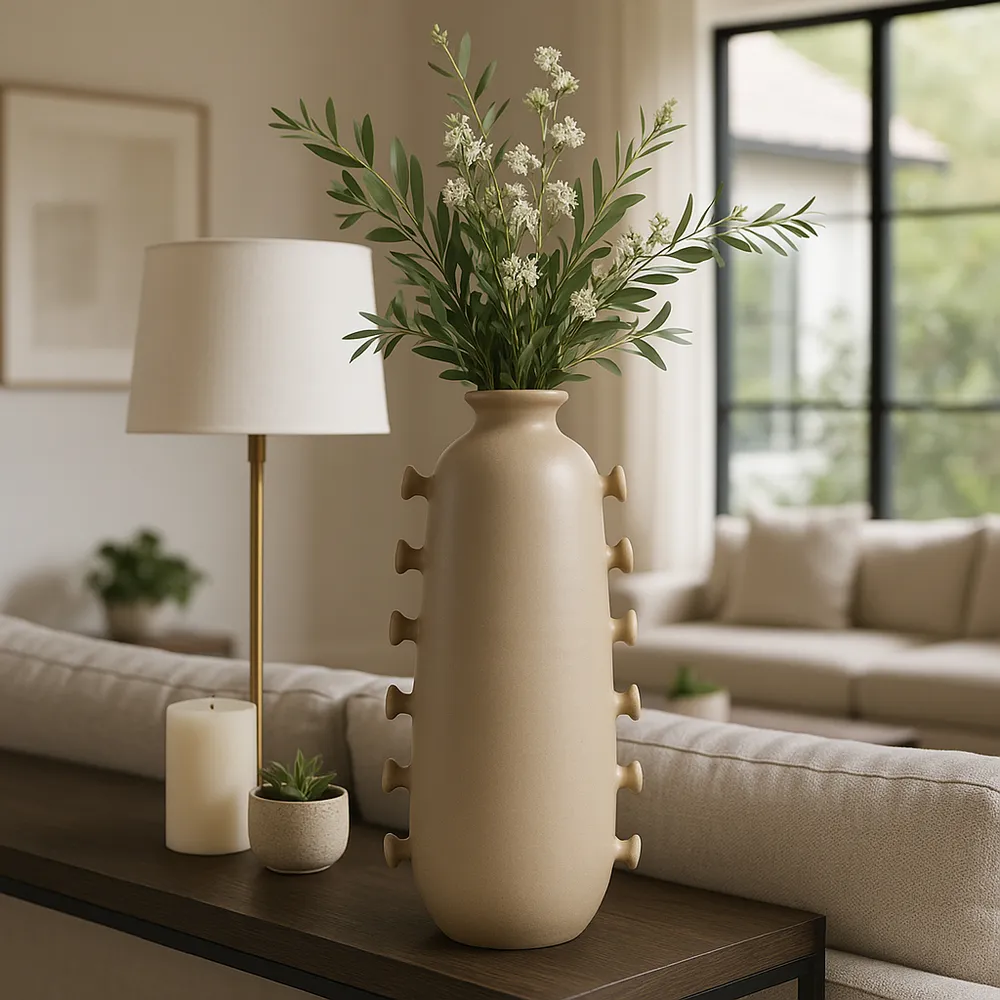 BURGESSBROOK TAN VASE 22 (IN)