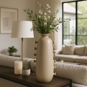 BURGESSBROOK TAN VASE 22 (IN) 2