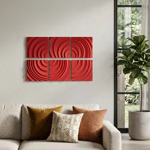 DOVERTON SET OF 6 RED ART 14 (IN) 12