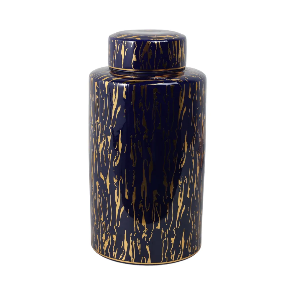 DUFFYSHAW BLUE JAR 16 (IN)