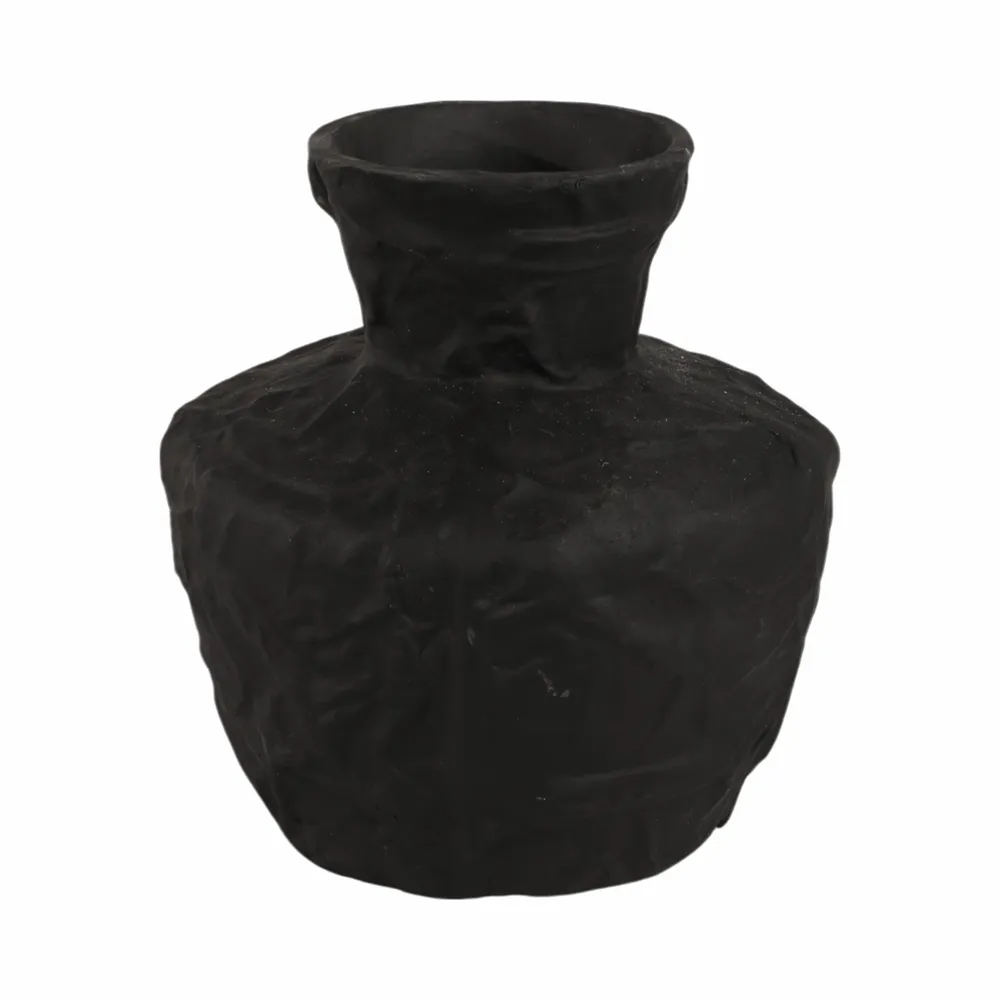 DUNLAPCLIFF BLACK VASE 11 (IN)