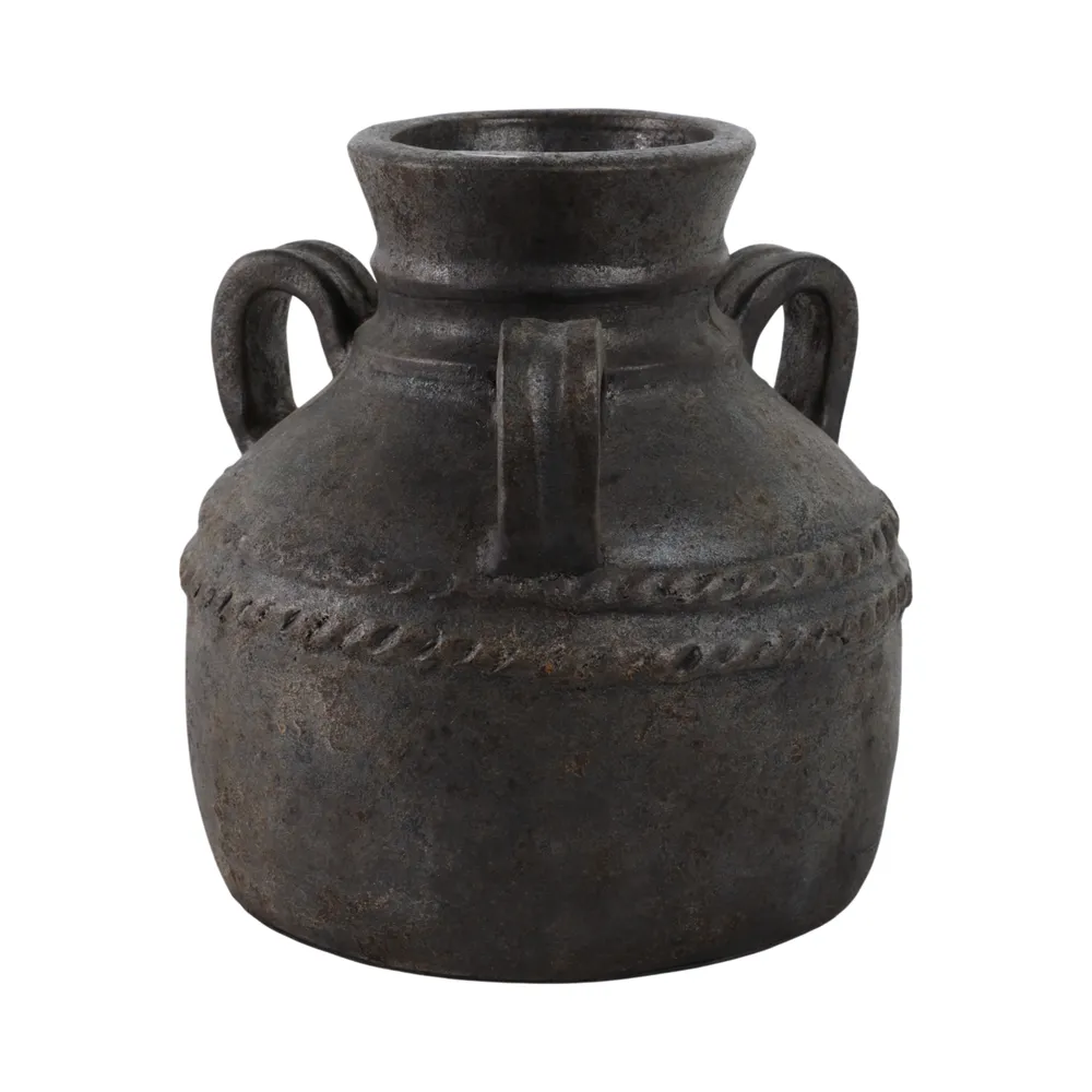 NOELWIND BLACK VASE 12 (IN)
