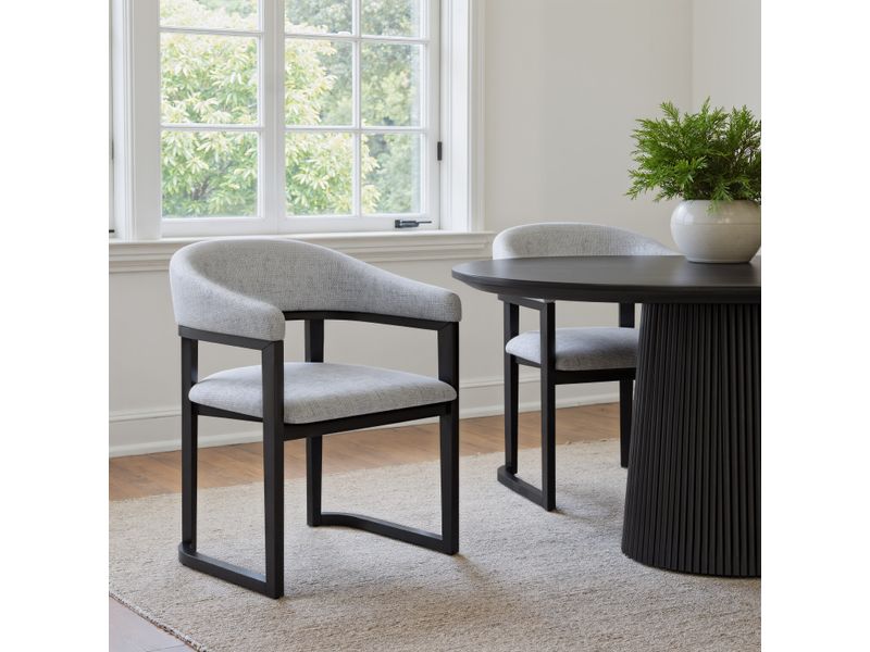 Anasa Dining Chair Gray 2