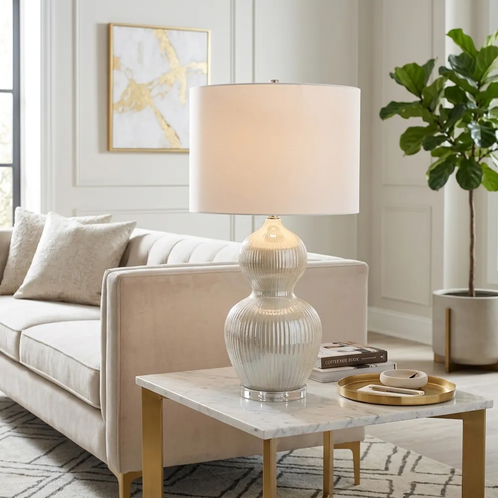 GARNETTLEY WHITE LAMP 27 (IN)