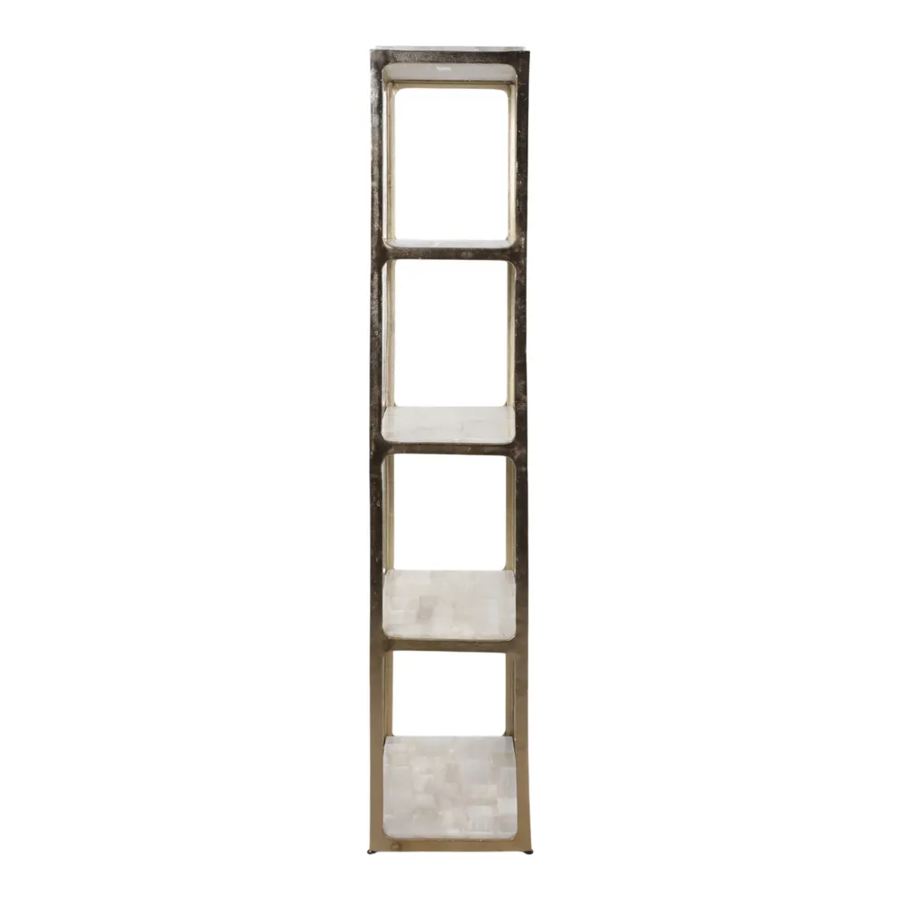 HATTONWAY WHITE ETAGERE 82 (IN)
