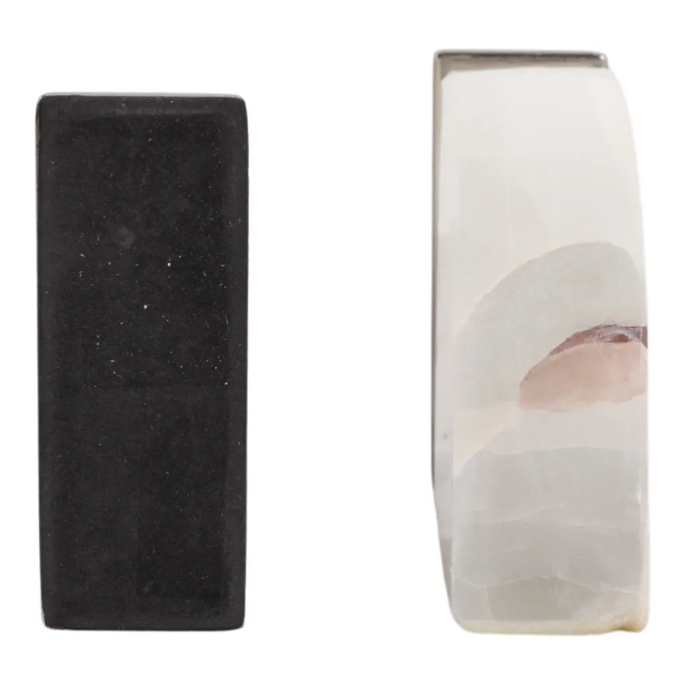 FOLEYCLIFF WHITE BOOKEND 6 (IN)