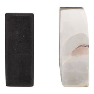 FOLEYCLIFF WHITE BOOKEND 6 (IN) 6