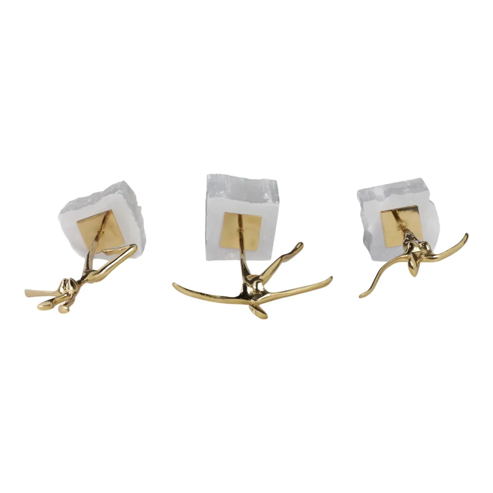 HOPEDALE SET OF 3 GOLD DECOR 13 (IN)