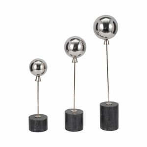 RAFESTONE SET OF 3 SILVER DECOR 18 (IN) 1