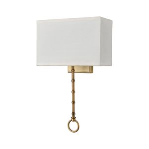 Shannon 17'' High 2-Light Sconce - Warm Brass 2
