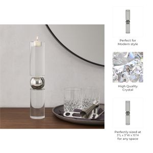 VERAFORD CLEAR CANDLESTICK 15 (IN) 9