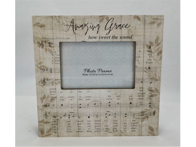9" x 9" Amazing Grace Photo Frame 1