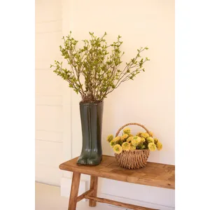 Large Ceramic Green Boot Vase 1