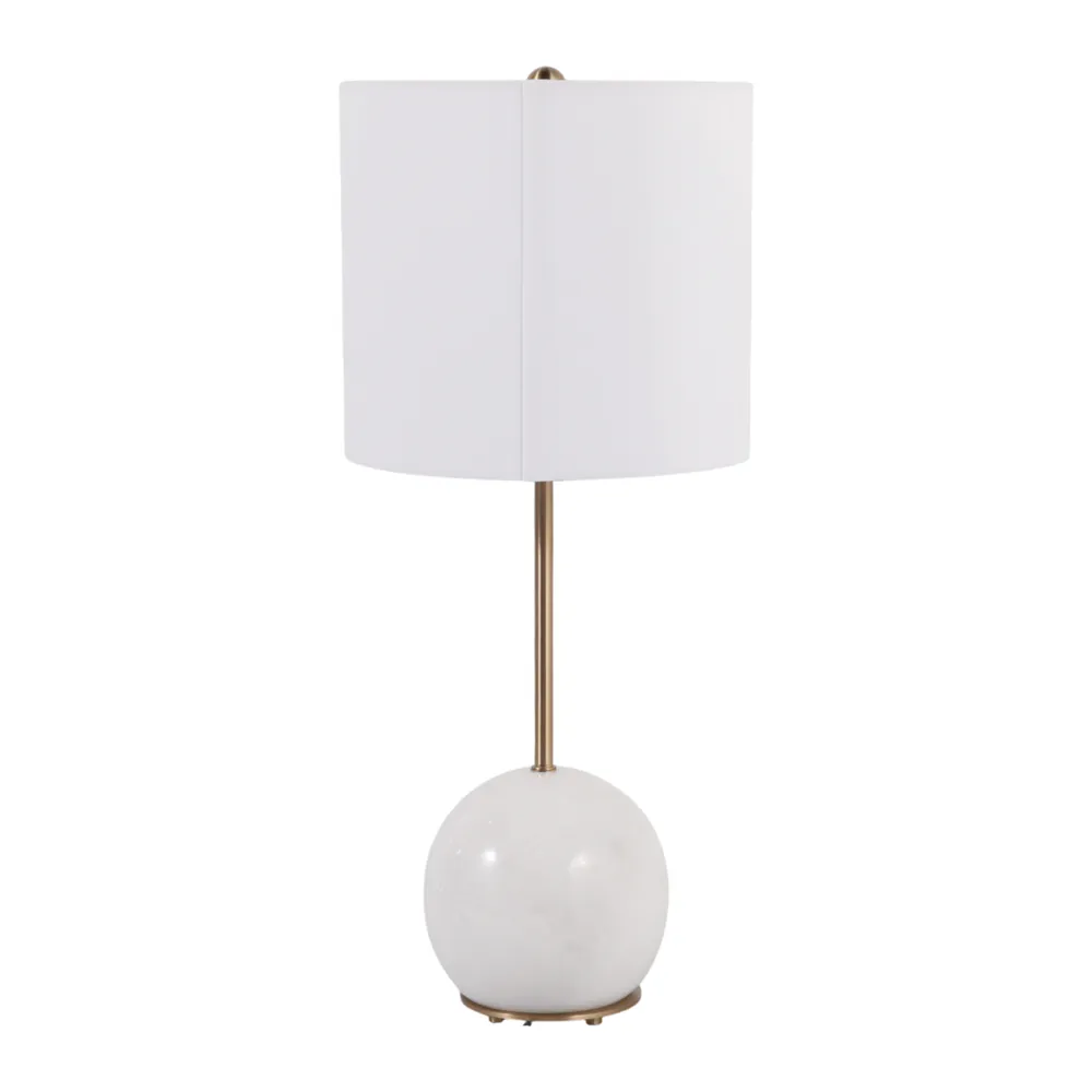 BRIGHTONLEY WHITE LAMP 23 (IN)