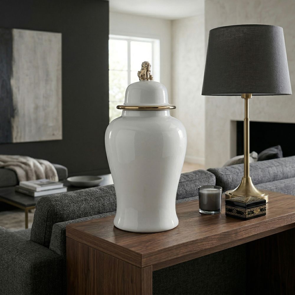 ARLENBEACH WHITE CHINOISERIE 24 (IN)