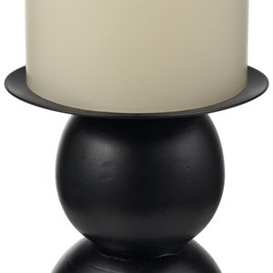 Dana Candleholder - Set of 2 Black 5