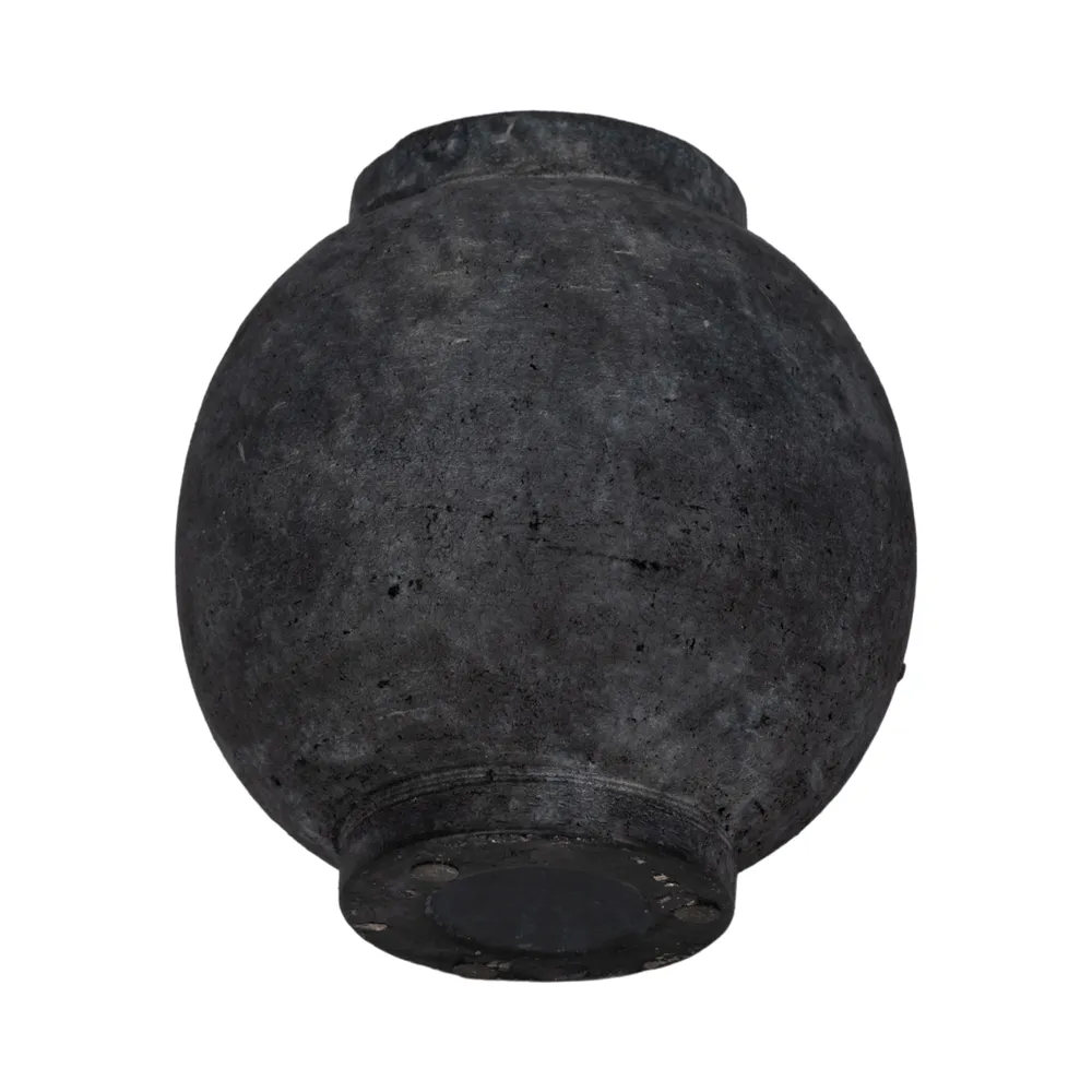 CORBINFORD BLACK VASE 8 (IN)