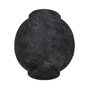 CORBINFORD BLACK VASE 8 (IN) 8