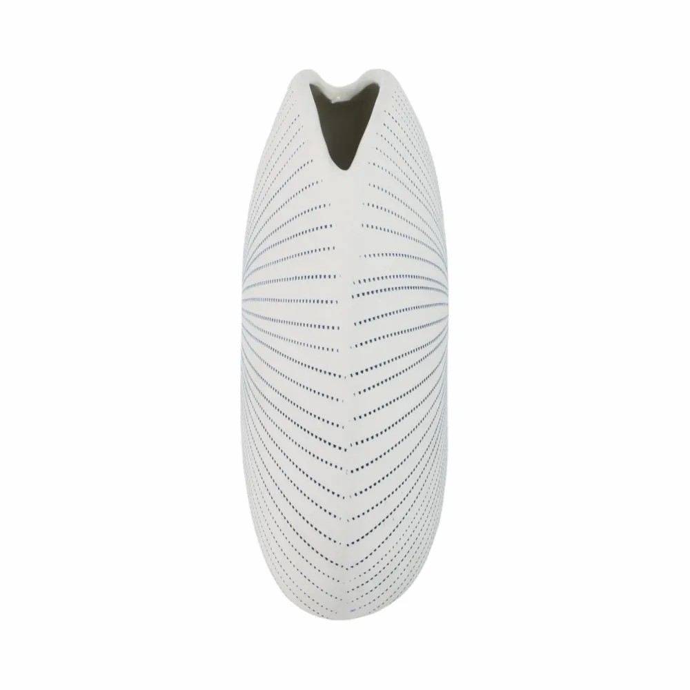 LOCHFORD WHITE VASE 9 (IN)