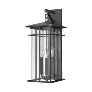 Oak Park 22'' High 3-Light Outdoor Sconce - Matte Black 2