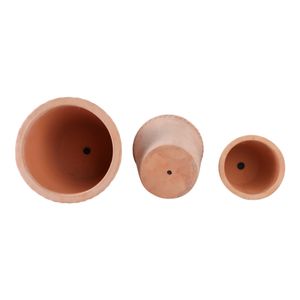 COOPERSHAW SET OF 3 RED PLANTER 15 (IN) 7