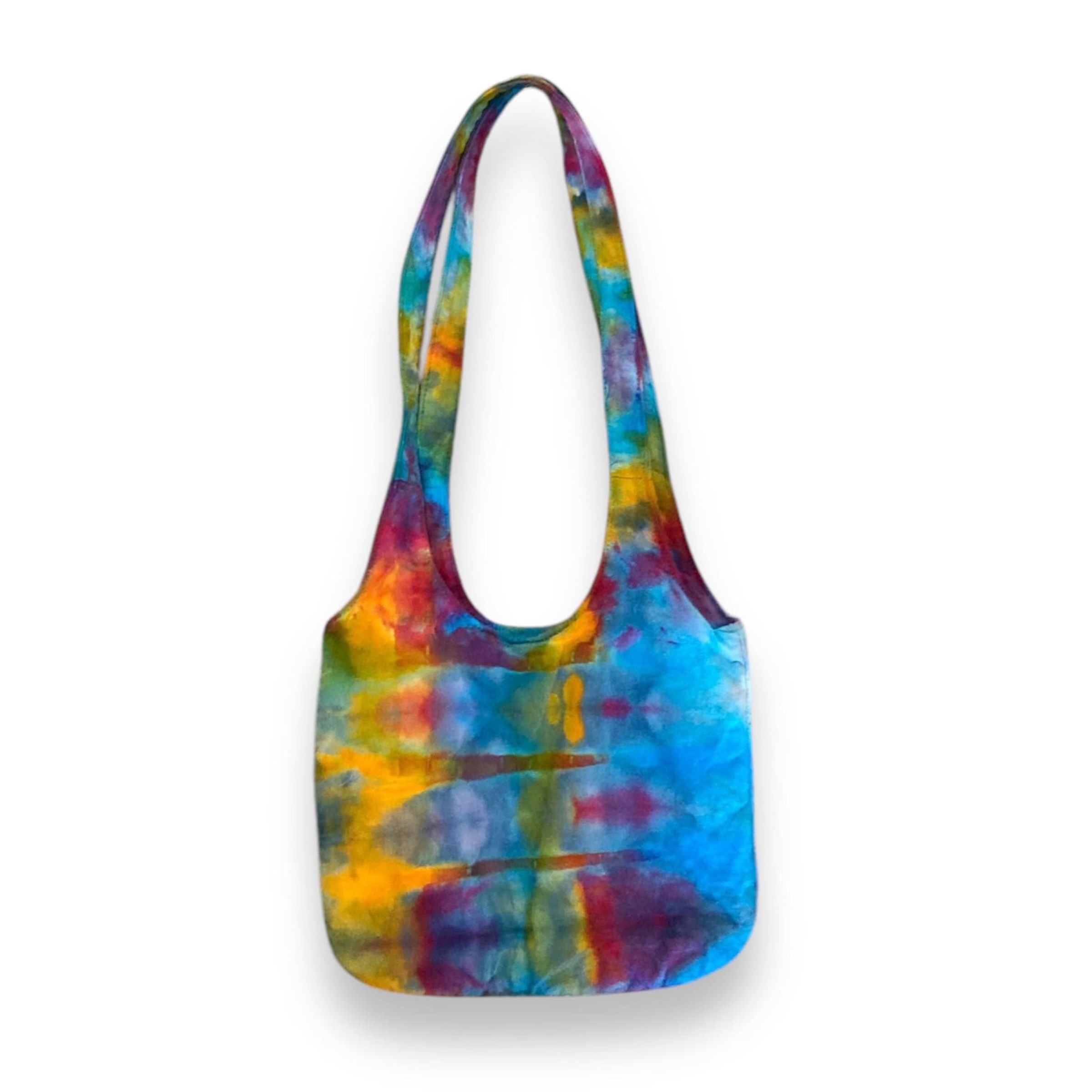 CANVAS SLING BAG - MULTI-COLOR TIE-DYE