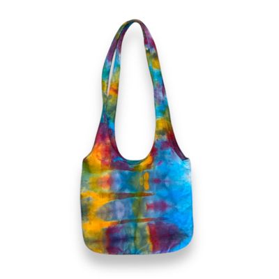 CANVAS SLING BAG - MULTI-COLOR TIE-DYE