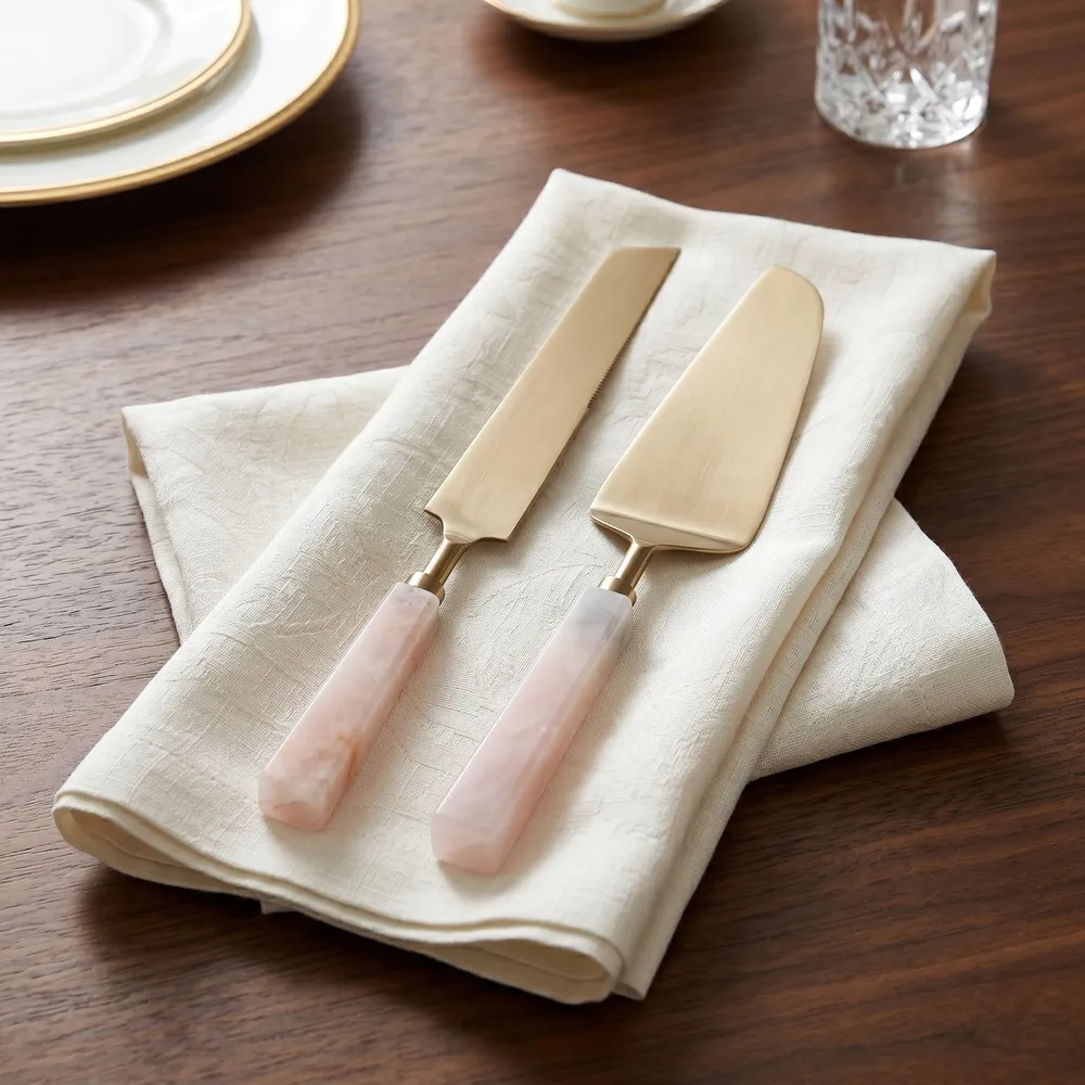 ISLEVIEW SET OF 2 GOLD SERVEWARE 1 (IN)