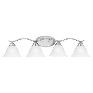 Prestige 36'' Wide 4-Light Vanity Light - Brushed Nickel 1