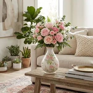 CANTONOAK PINK VASE 8 (IN) 2