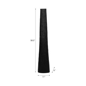 HAZENSTONE BLACK VASE 59 (IN) 10