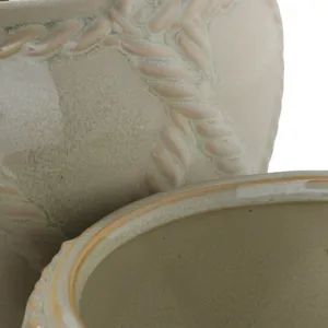 HARDWICKGATE SET OF 2 GREEN PLANTER 7 (IN) 6