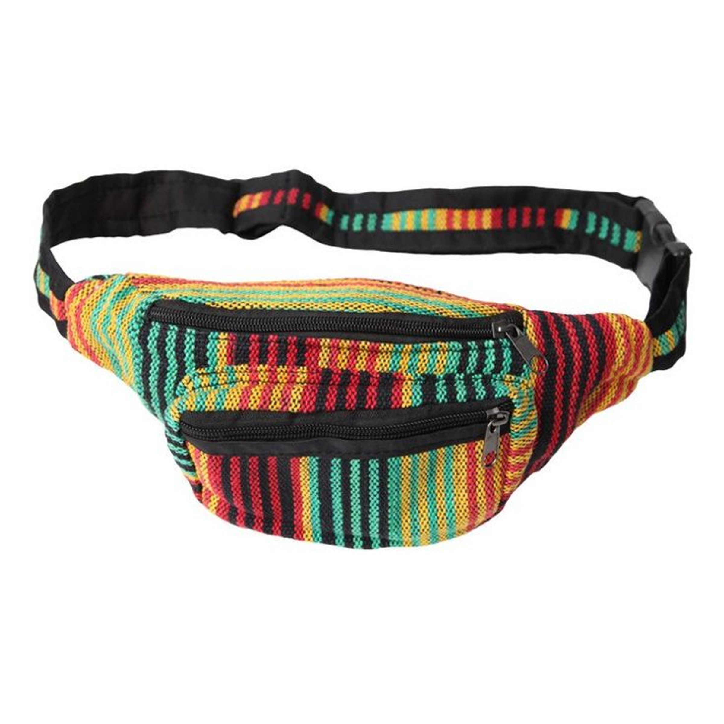 CANVAS HIP BAG - RASTA