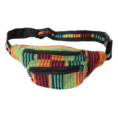 CANVAS HIP BAG - RASTA