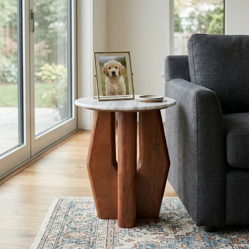 SEFOAK BROWN TABLE 20 (IN)