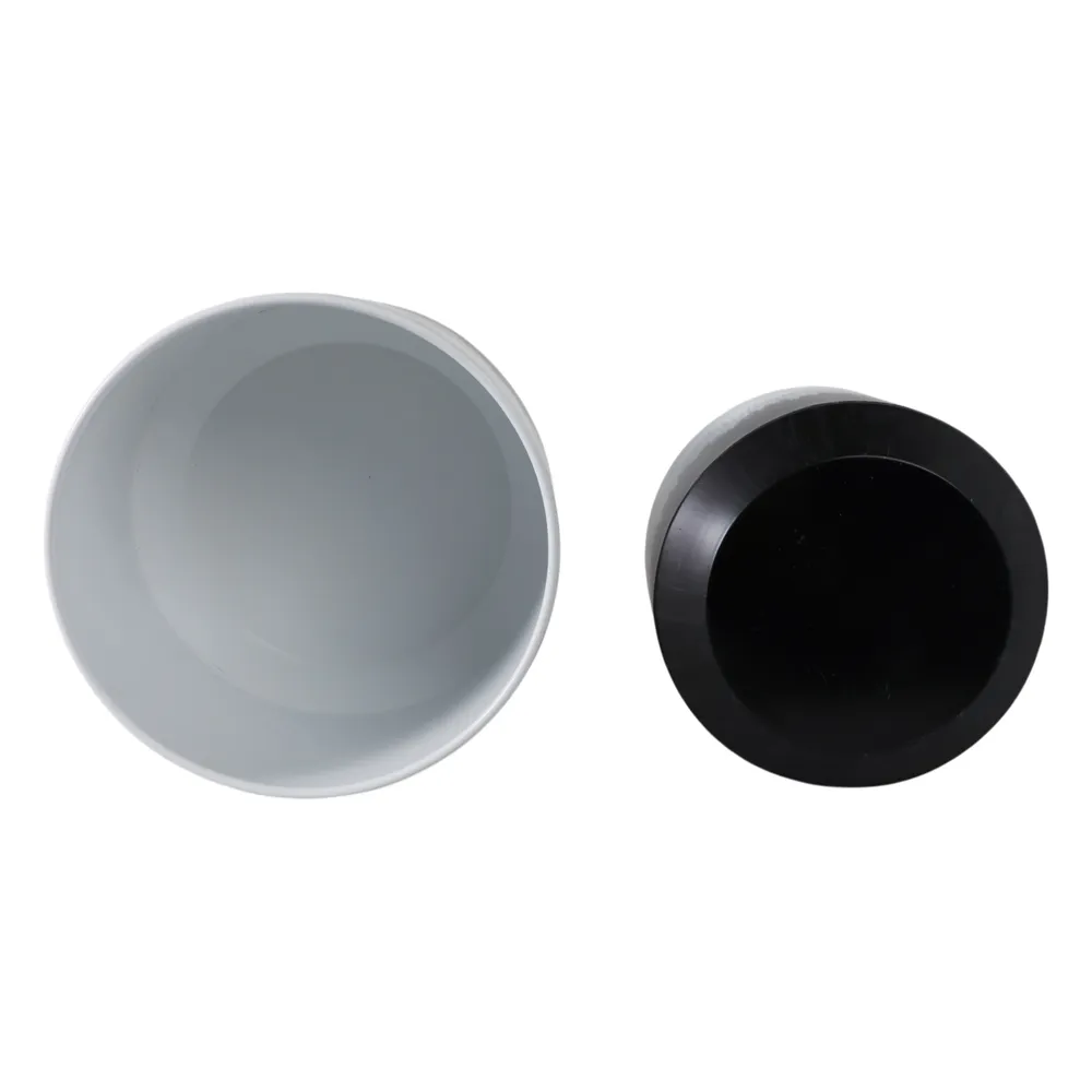 NICOLEHAM SET OF 2 BLACK PLANTER 23 (IN)