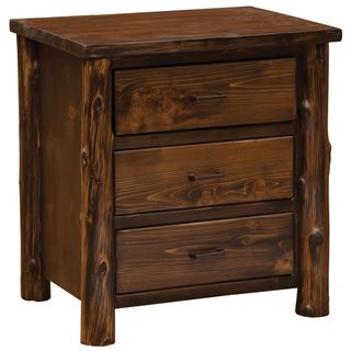 Headwaters XL Three Drawer Nightstand - Natural