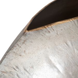 47" OVERSIZED ROUND METALLIC OMBRE VASE, MULTI 6