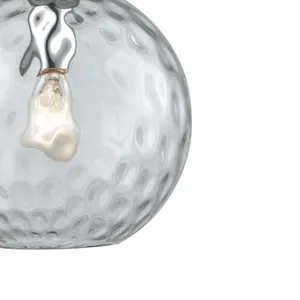 Watersphere 10'' Wide 1-Light Mini Pendant - Polished Chrome with Clear 4