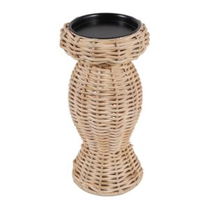 FINTONVIEW BROWN CANDLE HOLDER 10 (IN) 5