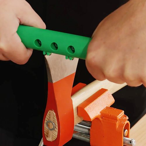 Axe & Tool Sharpener Packaged - GREEN