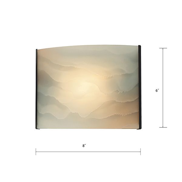 Pannelli 6'' High 1-Light Sconce - Oil Rubbed Bronze