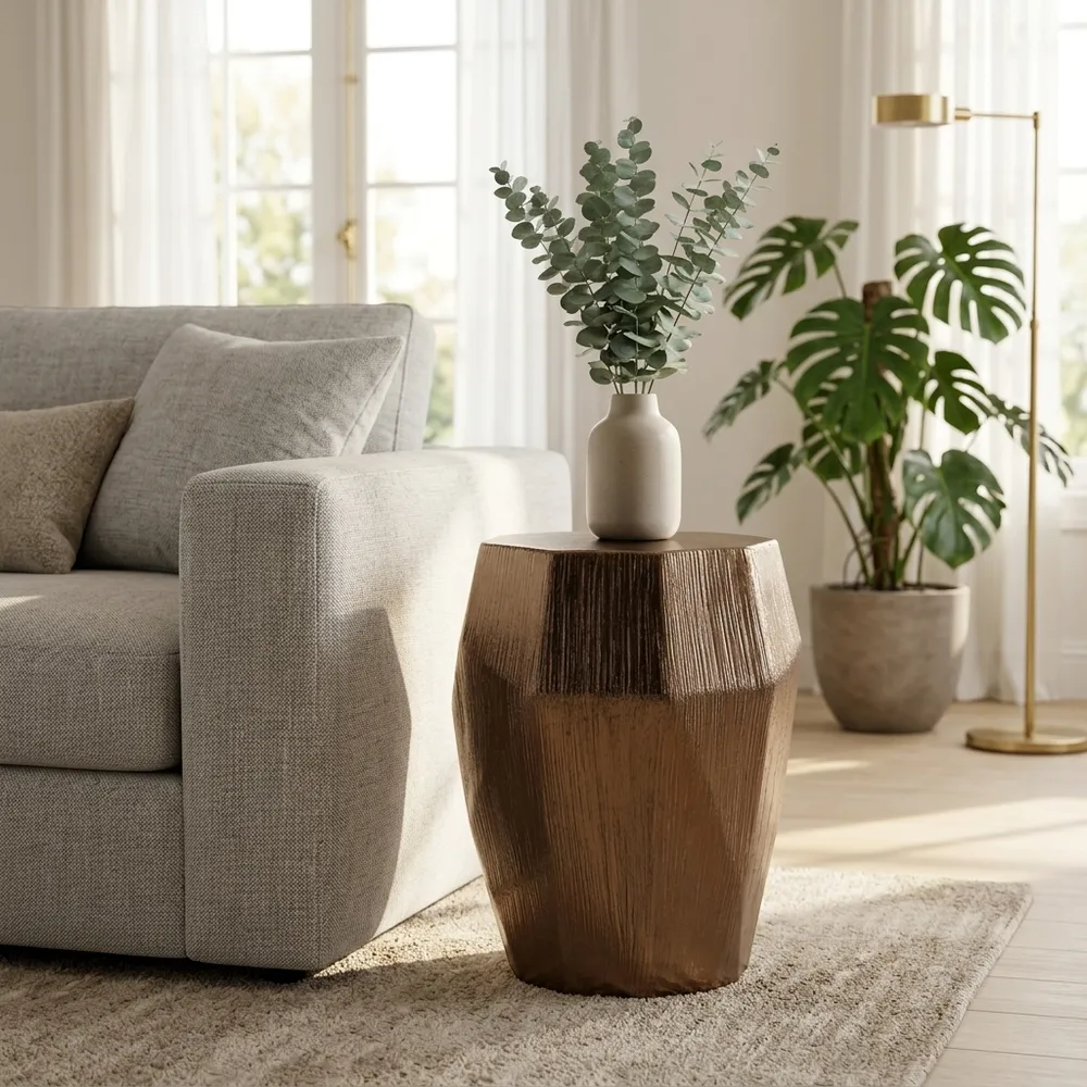 CHATHAMBROOK BRONZE GARDEN STOOL 20 (IN)