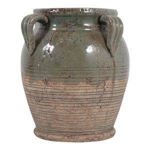 COHENWAY GREEN VASE 10 (IN) 6