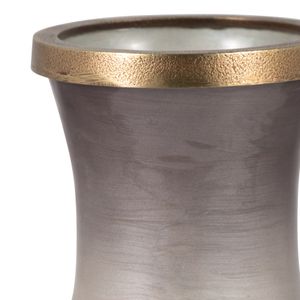 WOODSONBROOK BROWN GLASS VASE 13 (IN) 5