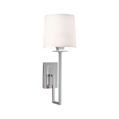 Maya 19.25″ High 1-Light Sconce - Polished Nickel