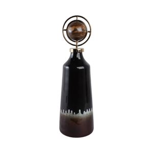 GRAYDONWIND BROWN GLASS VASE 20 (IN) 1
